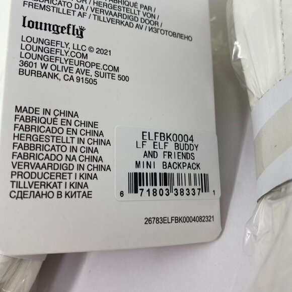 Loungefly Elf Buddy Cosplay Adult Womens Double Strap Shoulder Bag Purse - Picture 9 of 11